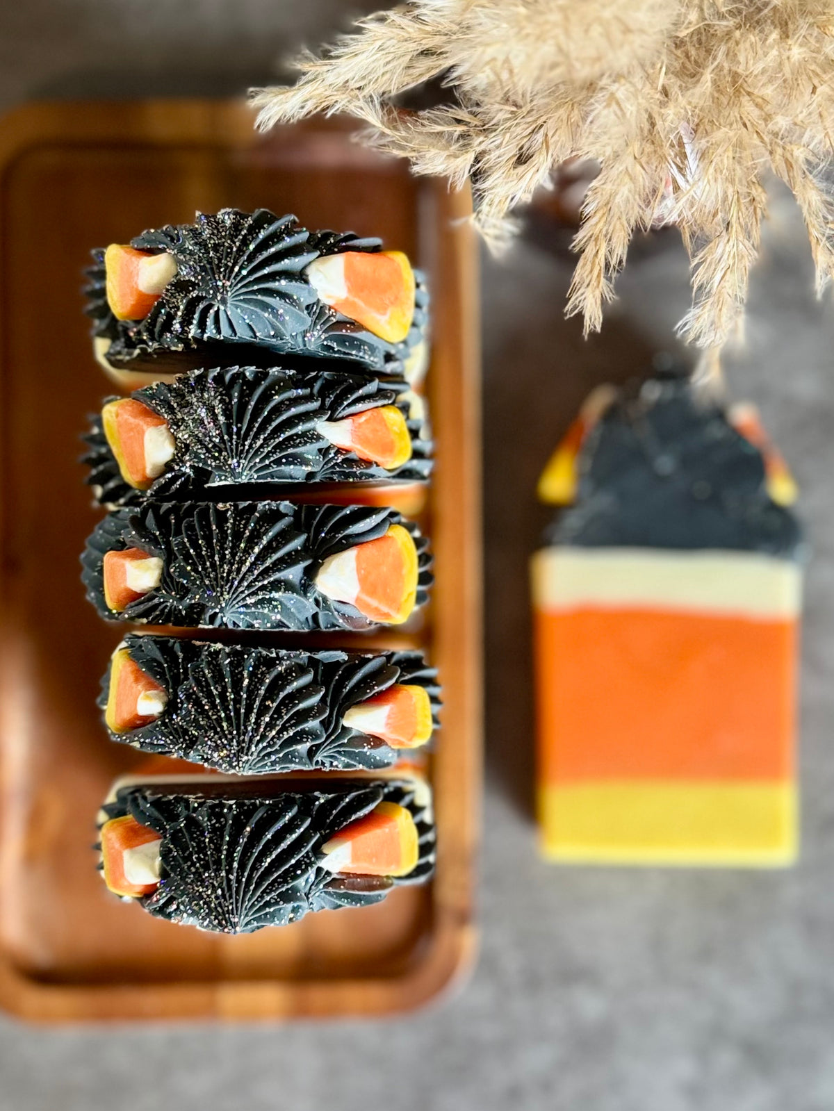 Candy Corn Maze Frosted Soap