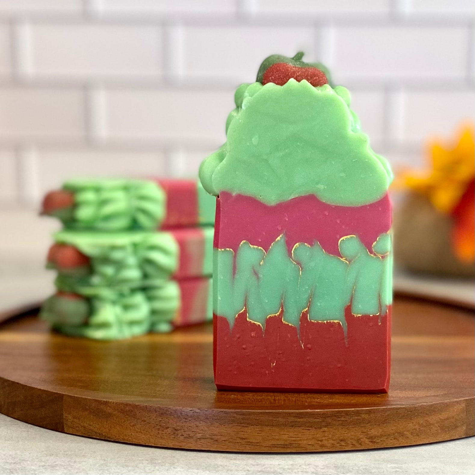 Apple Picking Frosted Soap