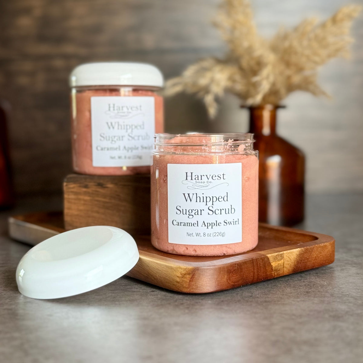 Caramel Apple Swirl Whipped Sugar Scrub