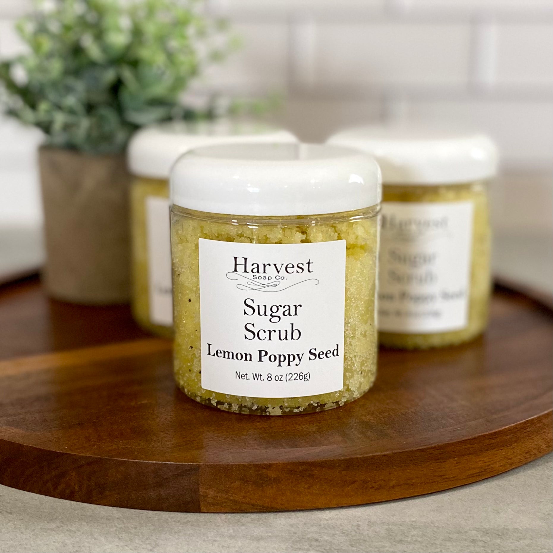 Lemon Poppy Seed Sugar Scrub
