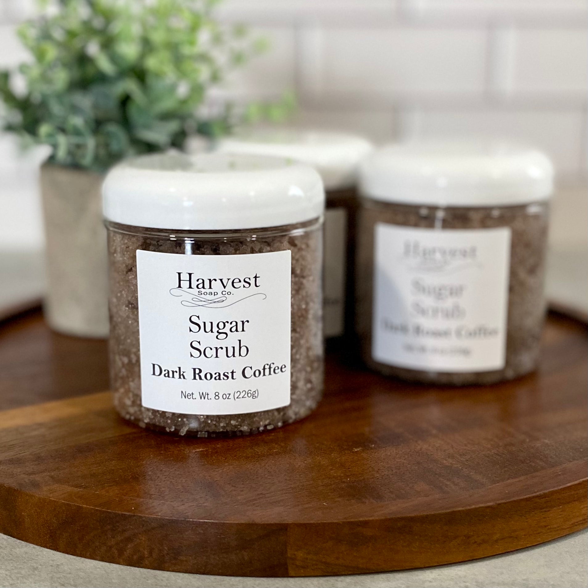 Dark Roast Coffee Sugar Scrub