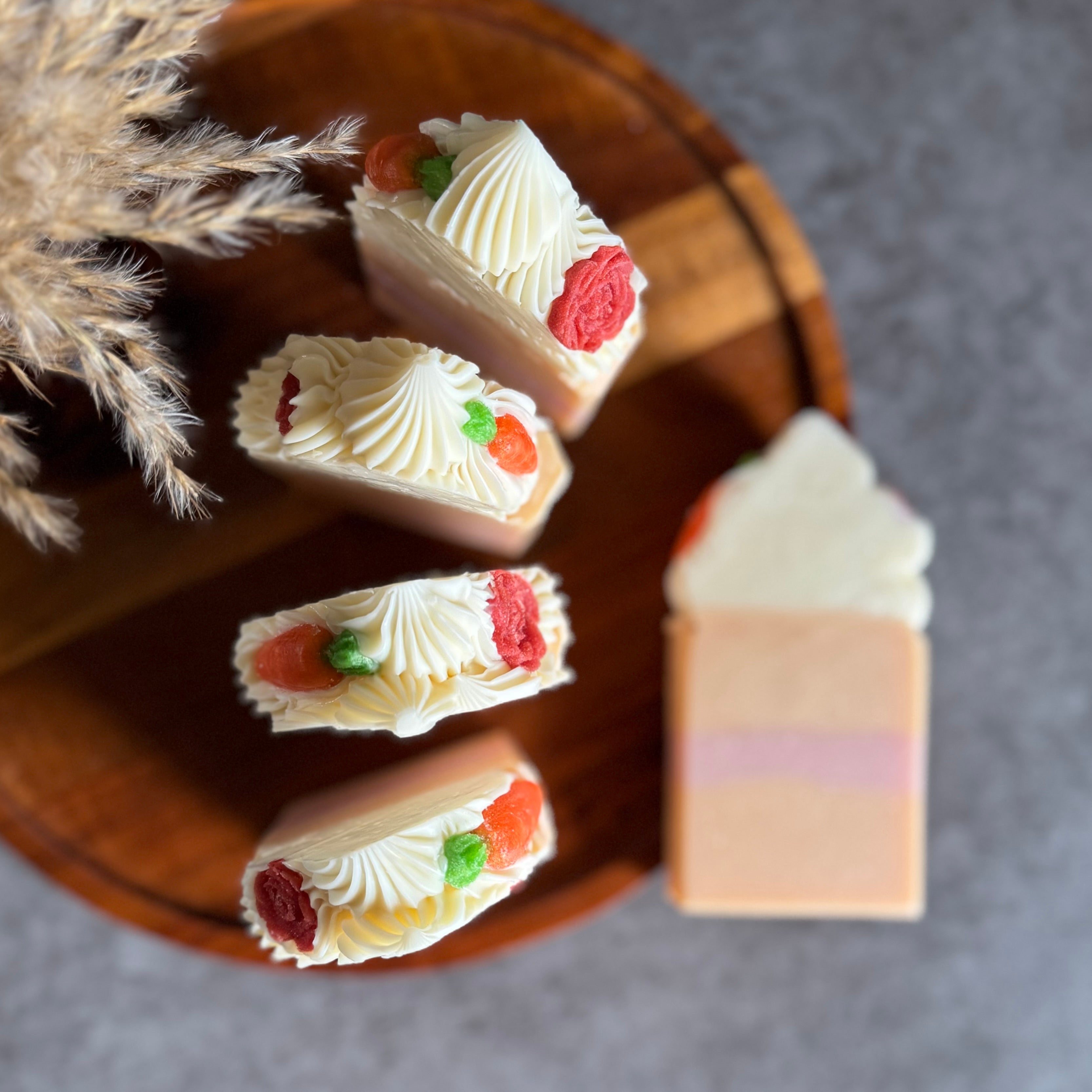 Chiffon Cake Frosted Soap
