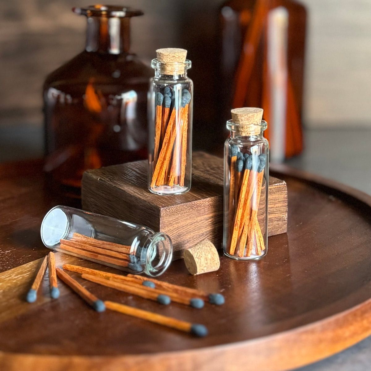 Mini Apothecary Match Jar